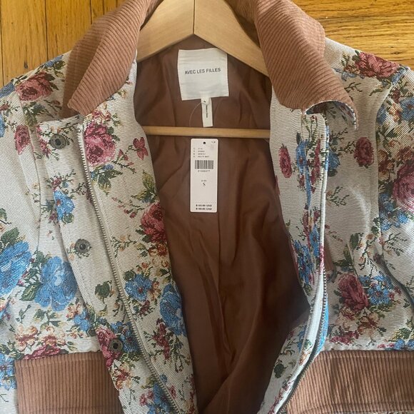 Avec Les Filles Floral Fall Jacket - Picture 2 of 5